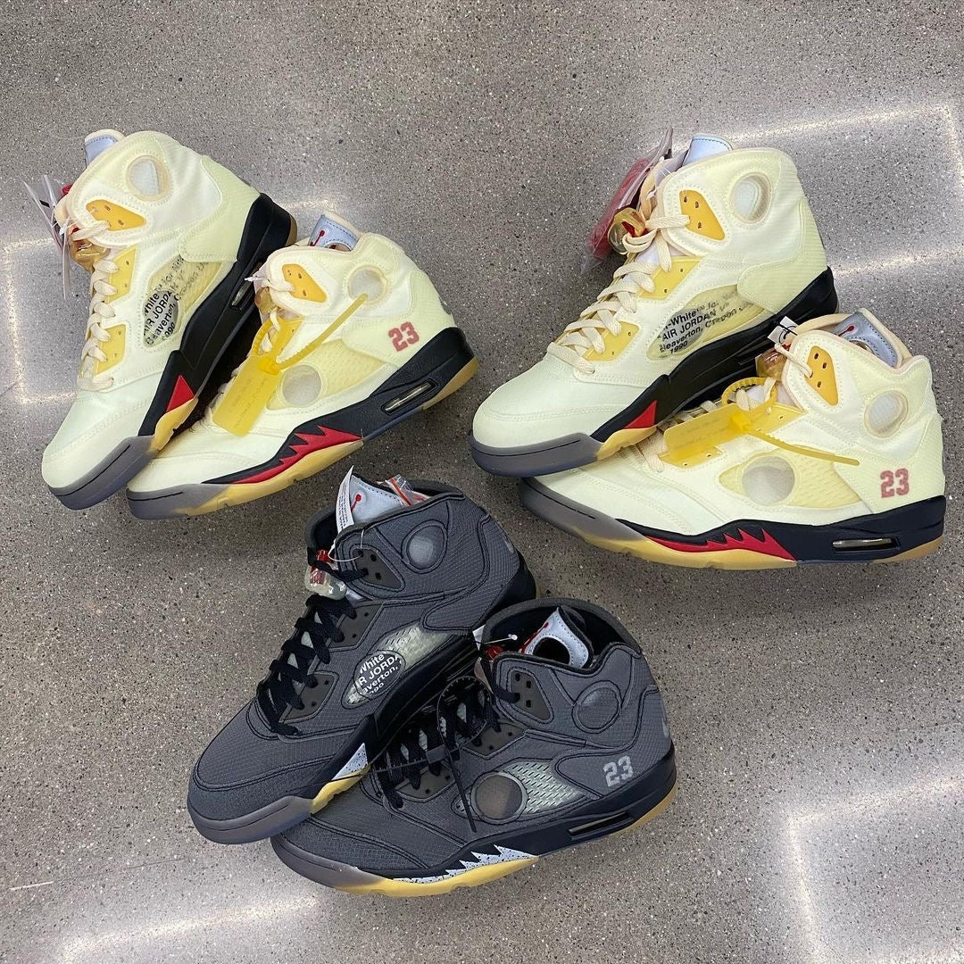 Off-White x Air Jordan 5 Retro SP 'Muslin'